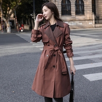 2021 new early spring and autumn wide-sleeved jacket high-end atmosphere This years popular wild windbreaker womens mid-length