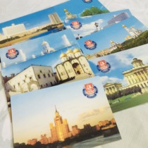 sevens shop in the Nineties Soviet Union Moscow old original postcards vintage postcards