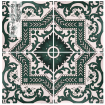 Moroccan dark green tiles Net red mosaic toilet tile restaurant non-slip kitchen floor tiles balcony wall tiles 30