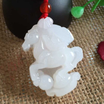 Afghan zodiac horse pendants mutton fat white horse all pendants jade pendant for men and women