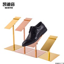 New stainless steel shoe rack Shoe rack display rack Shoe support rack Clothing store high heel display rack Shoe store display rack