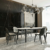 Marco Polo tile rock plate fine grain snow white CS26008AS