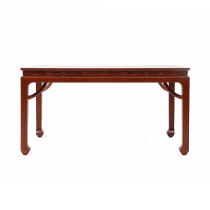 A pint of wood loft New Chinese full solid wood straight collage semi-tenon-and-mortise structure 1390 * 810 * 750 table