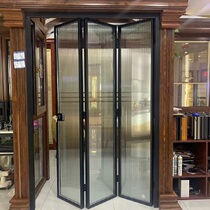 Osshield doors and windows 18 partition folding door aluminum door alloy balcony partition kitchen and bathroom folding door