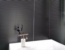 Tichuan Louver Curtain monochrome frosted fine blade bead waterproof shutter exterior can be nail-free