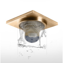 Jiu Mu floor drain set copper chrome-plated deodorant toilet bathroom washing machine green bronze floor drain 02106