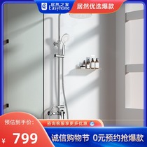 Nine Pastoral Shower Shower shower suit Home Bathroom toilet Ming Improvised thermostatic bath All Bronze Gun Grey
