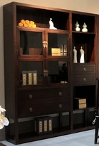 Lai's Furniture Sheng Tan Zen New Chinese Style Three Door Bookcase XS-E01-B Deposit