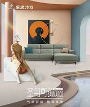 Corner sofa for the corner of San Marco.