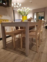 Bodybuilding furniture dining table and chairs Combined modern minimalist rectangular plate One table quad dining room table DT21102