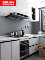 Modern minimalist gray toilet tiles Nordic plain matte kitchen tiles pure gray wall tiles