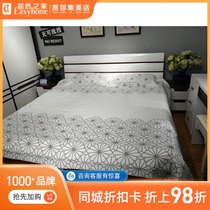 Actually home Yanjiao Jimei shop lying king furniture 8915 plate high box bed Low box bed Shelf bed Drawer bed