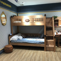 More love Ha Rui staircase high bed 1 35 meters up and down two mattresses