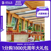 Senying aluminum-clad wood window Swg60 aluminum-clad wood sun room heat insulation and sound insulation glass high-end custom deposit
