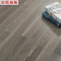 Anxin solid wood flooring Oak classic gray oak 826