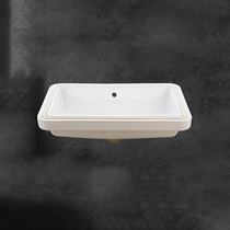 TOTO counter basin LW2516B embedded square ceramic basin 12L large capacity European style is more luxurious