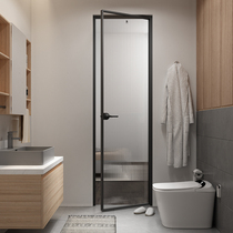 Rose Island Panoramic Door MK1-P711 Aluminum Alloy Sanitary Door Safety Minimally Hidden World Rotating Shaft