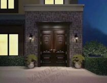 Where the Imperio Boutique security door VDL-913 Elcardew is customized according to feng shui size