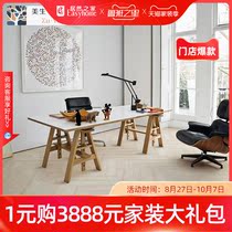 Meisheng Yasuli modern simple bathroom kitchen living room dining room imitation wood grain wooden floor tiles