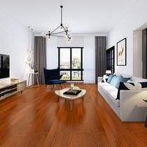 Anxin solid wood flooring Longan log flat