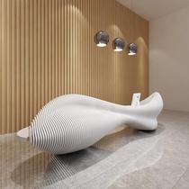 Company reception desk paint technology front desk simple modern beauty salon cashier counter welcome desk white sliced bar