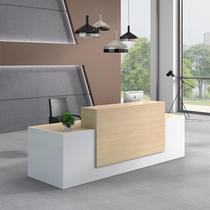 Company front desk reception desk simple modern paint-free office front desk service information desk welcome bar cashier counter