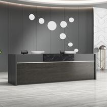 Company front desk reception desk simple modern consultation welcome cashier bar office counter desk desk