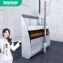 Broom set Household combination dustpan Sweeping pinch Kei Broom Magic broom Non-stick hair artifact Single soft hair