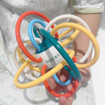British NOCKY Manhattan hand-held ball toy baby tooth gum ball can gnaw baby grinding tooth stick can be boiled