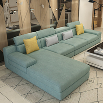 Nordic fabric sofa Living room technology cloth simple modern 2021 new princess small apartment latex cloth sofa