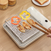 Japanese ceramic grilled mesh rack household gas stove with grill straight fire baking bread rack Toast rice cake barbecue net
