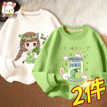 Girl Sweatshirt Children Spring Pure Cotton Clothes Girl Blouses Girl Blouses Undershirt 2022 New Spring Autumn childrens clothes