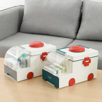 Creative Cartoon Ambulance Medicine Box Home Loaded Box Medical Box Medical Box Emergency Medicine Box Home