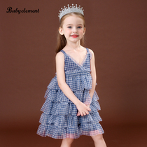 Girls dress for dress and summer clothes 2022 new foreign air children little girl puffy dress princess dress princess dresses