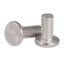 5-30mm aluminum type wool solid flat head hand M4 M5 rivet * M3M6 nail rivet knock nail flat cap