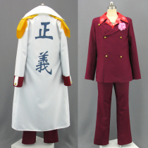 Anime COSTUME-ONE PIECE - Admiral Red DOG-Tea Garden River COS