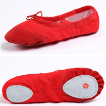 Childrens dance shoes girls soft-soled exercise shoes folk dance yoga ballet Chinese body cat claw dancing shoes adult