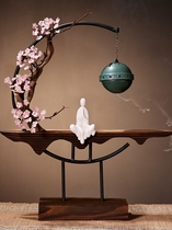 Chinese Zen reverse incense burner bergamot lamp ornaments creative porch home living room office sandalwood incense burner