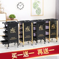 Retro hairdresser hair salon trolley bar car special beauty cart barbershop hot dyeing tool car
