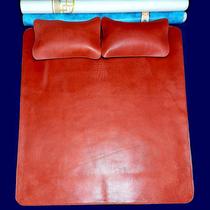 Cowhide mat top layer buffalo leather summer soft mat leather cool mat authentic single three-piece Children