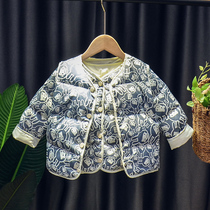 2019 new baby down jacket Korean version baby childrens clothing childrens winter coat male and female childrens down liner vest