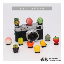 (YYF) Fruit Series Hot Boots Cover Creative Three-dimensional Cartoon Camera Cute Decoration Universal Dust Cap