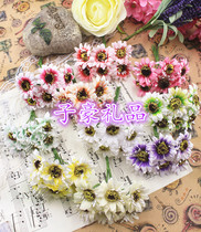 DY simulation material handmade hair accessories decoration handicraft straw hat flower fake flower halo color Frenju a bunch