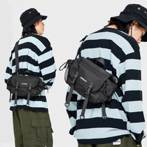 LIVEBOX shoulder bag male trendy brand shoulder Japanese tooling function back poor chest bag National tide running bag small bag