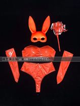 Bar costume custom team colorful leather bunny girl high fork sexy rabbit nightclub GogoDs Interactive