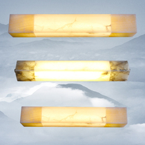 Door front light into the door head wall lamp simple bathroom toilet comb makeup makeup mirror front light Rosin marble wall lamp