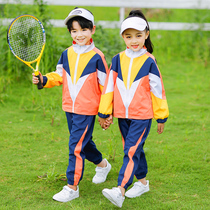 Kindergarten garden clothes autumn childrens assault clothes thickened sports three-piece set primary school class clothes autumn and winter school uniforms