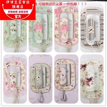 Doorbell set lace fabric intercom indoor unit cover video phone hanging dust cover decoration sticker