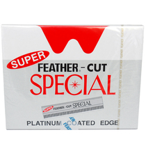 Feather brand H barber razor blade manual Japan imported shaving eyebrow pedicure stainless steel blade 100 pieces