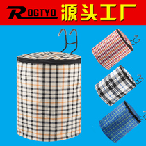Bicycle basket front car basket Bicycle basket folding car basket vegetable basket Canvas car basket Bicycle basket hanging blue